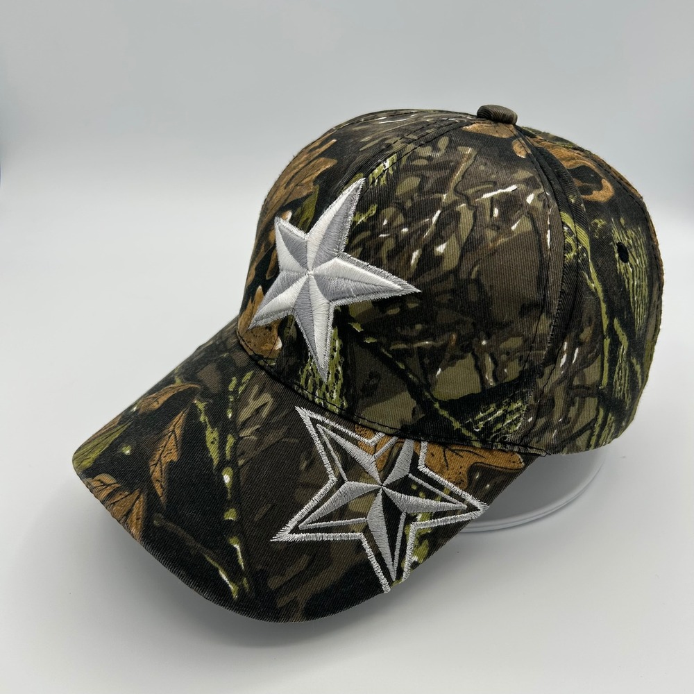 Blue Ocean Baseball Cap Stars Mens OSFA Camo Cotton Hunting Streetwear